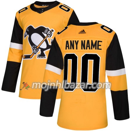 Dresovi Pittsburgh Penguins Custom Adidas 2018-2019 Alternate Authentic - Muške